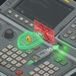 Old CNC machines cannot read an encrypted USB stick so cannot load a job onto the machine